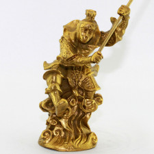Sun Wukong Figur Affenkönig chinesische Messing Skulptur